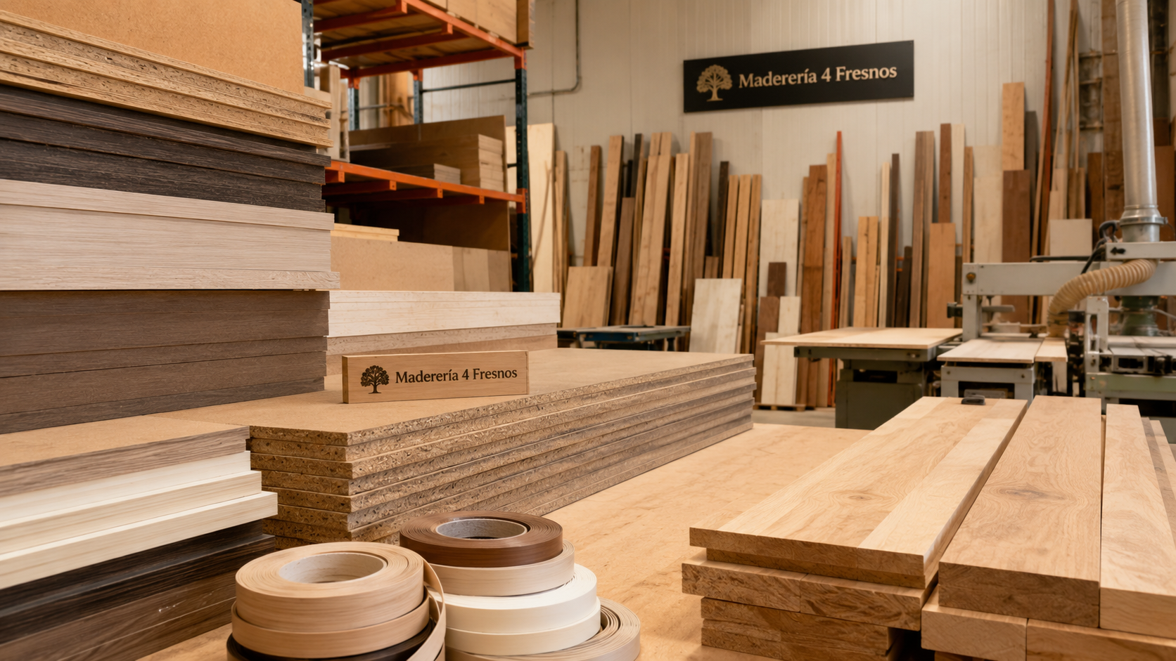 Tableros y madera para proyectos de carpintería